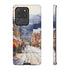 Bustling Victorian Christmas Market - Impact Resistant Phone Case Samsung Galaxy S20 Ultra Matte